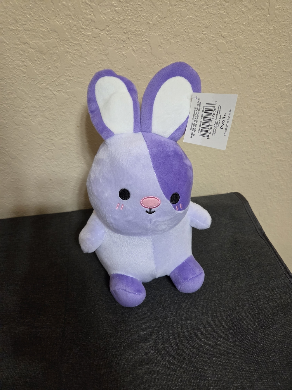 Lavender Two-Tone Plush Bunny